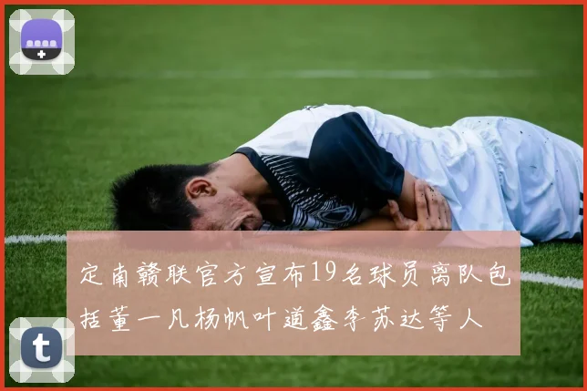 定南赣联官方宣布19名球员离队包括董一凡杨帆叶道鑫李苏达等人